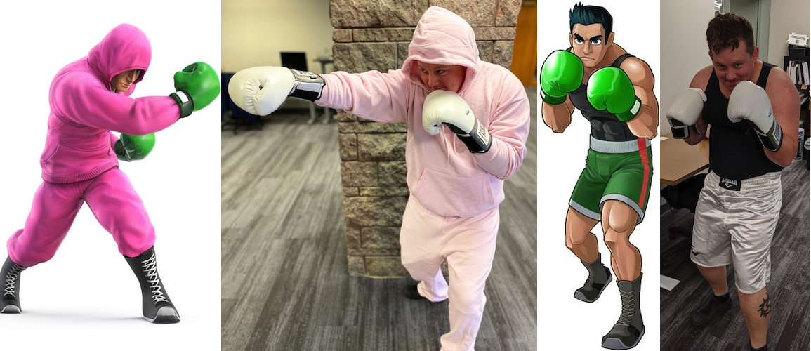 Little mac hotsell pink hoodie cosplay